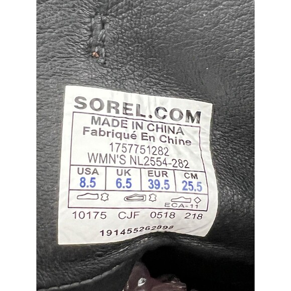 Sorel After Hours Brown Suede Wedge Booties Women’s Ankle Heel Boots Size 8.5 - Picture 10 of 11